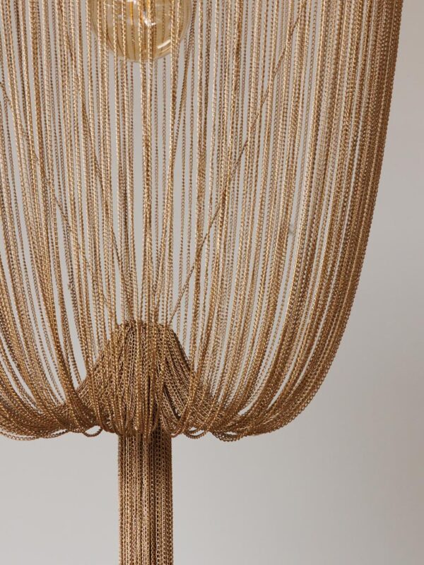 מנורת תליה תקרה שרשראות ברזל עדינות