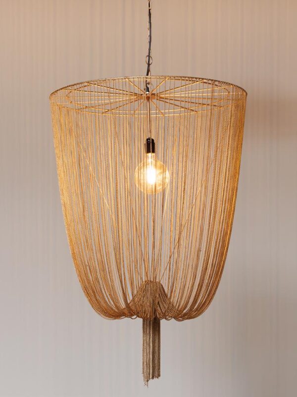 מנורת תליה תקרה שרשראות ברזל עדינות