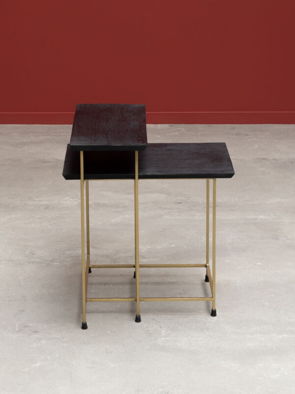 שולחן צד 2 קומות