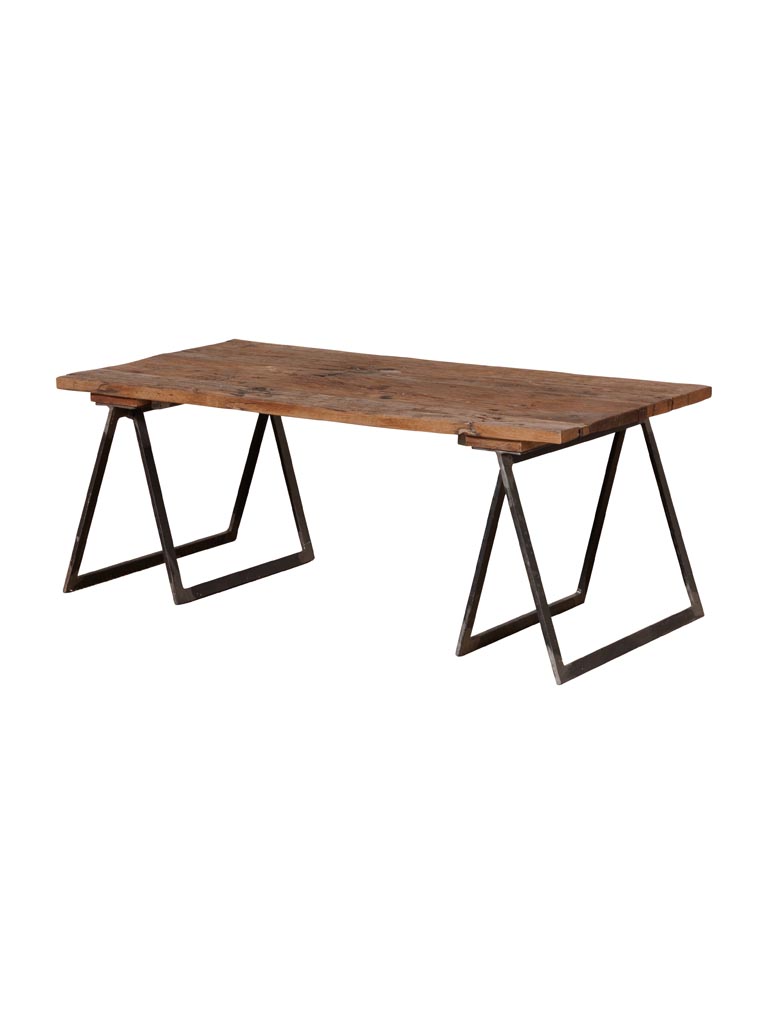 שולחן קפה עץ ממוחזר