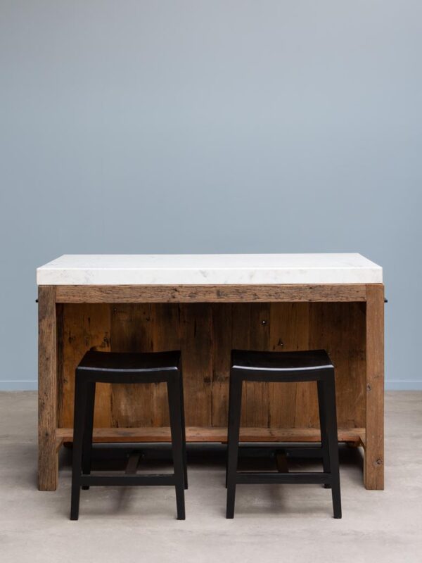 אי מטבח עץ ושיש