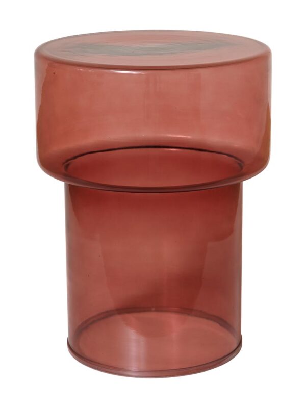 שולחן צד זכוכית