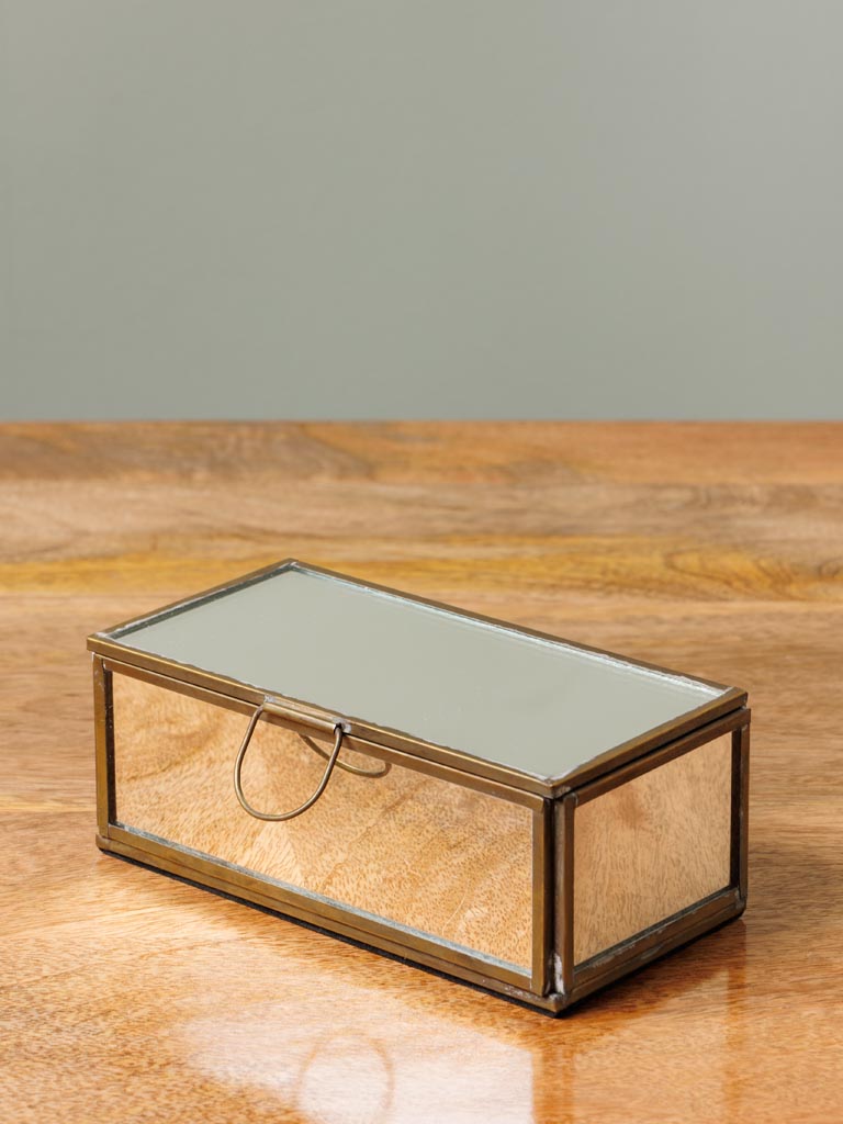 קופסא מראה Brass patina edges – תמונה 2