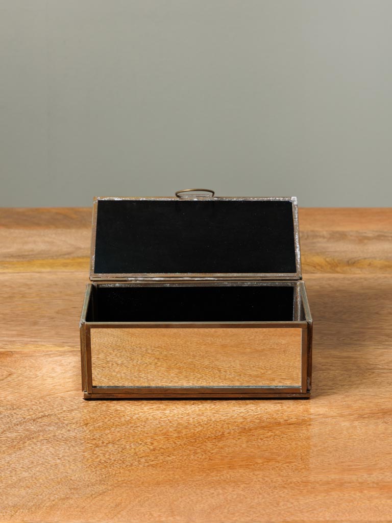 קופסא מראה Brass patina edges – תמונה 3